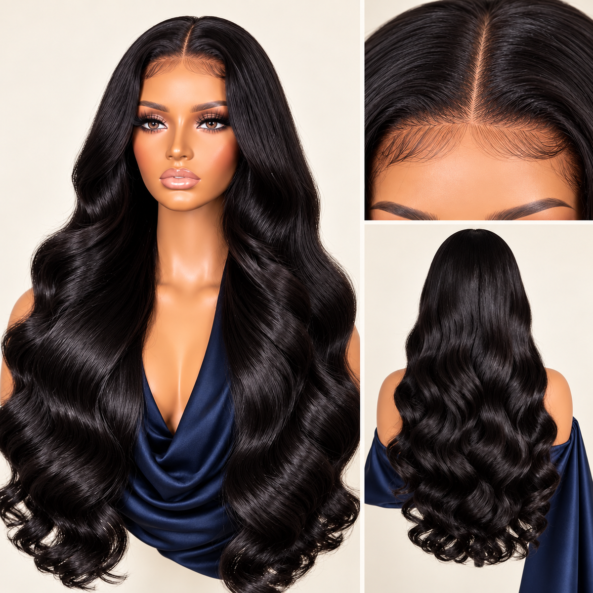 Lace Front Body Wave Human Hair 24 Inch 13X4